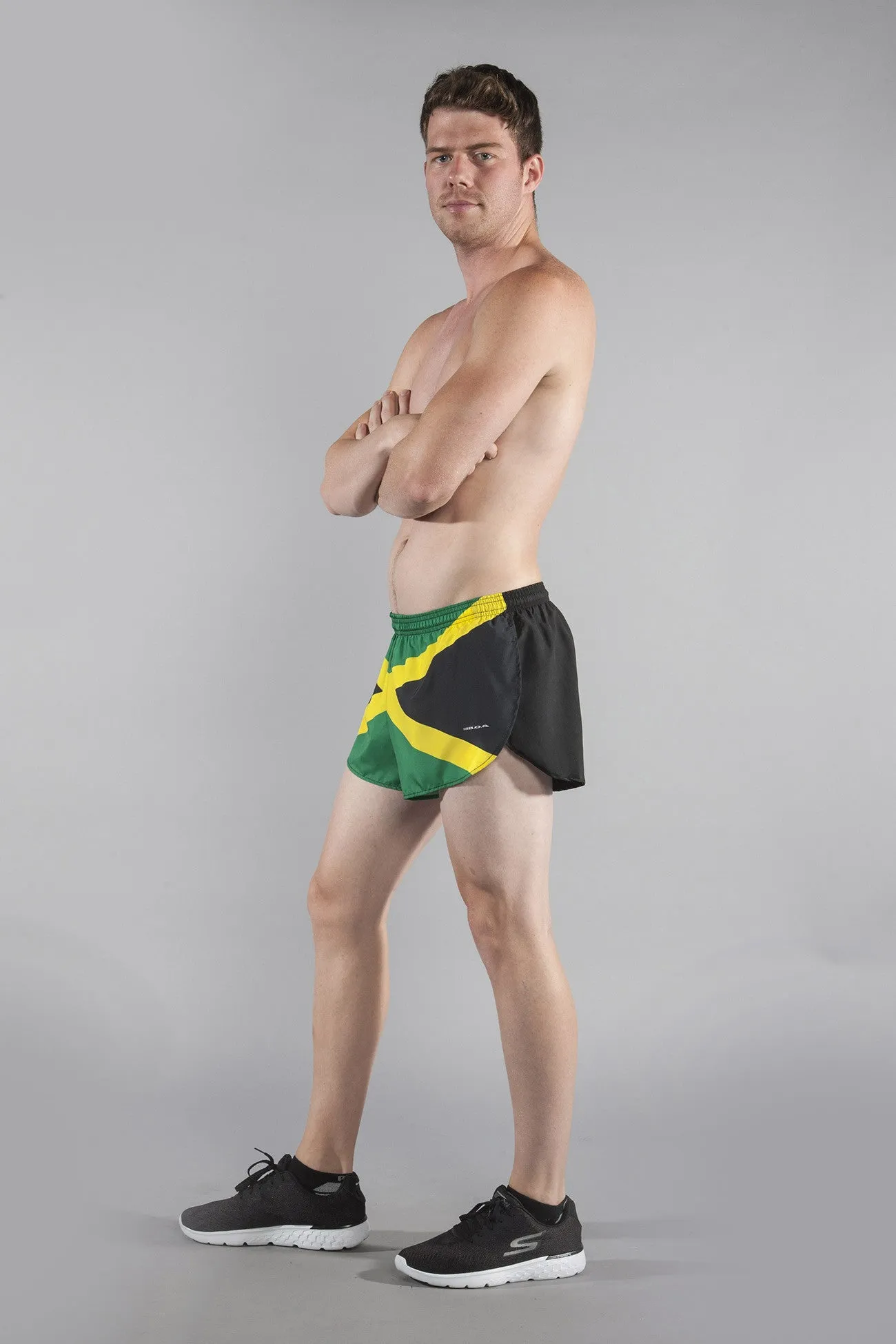 Men's 1" Elite Split Shorts- Jamaica