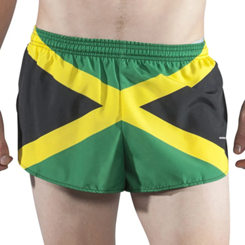 Men's 1" Elite Split Shorts- Jamaica