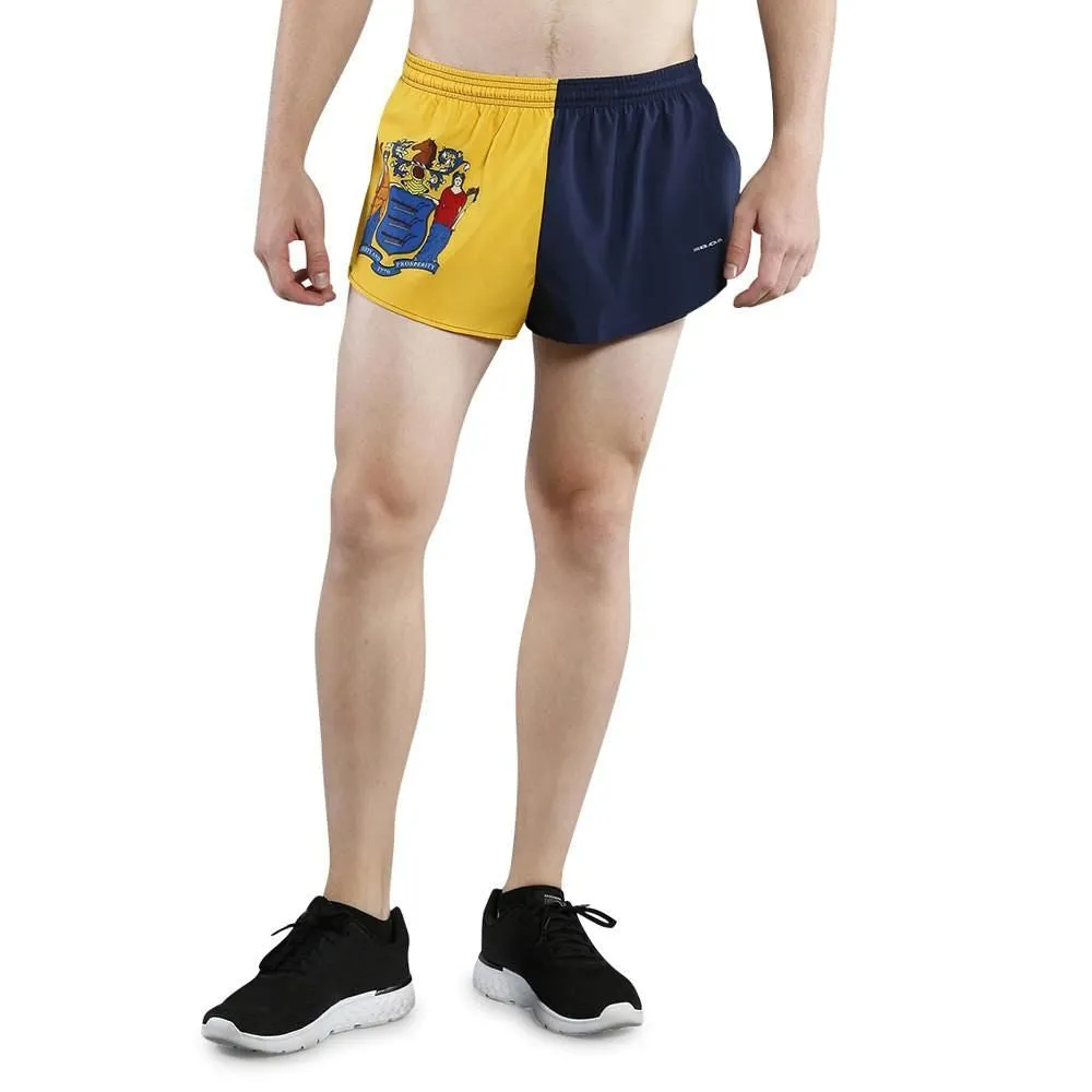 Men's 1" Elite Split Shorts- New Jersey