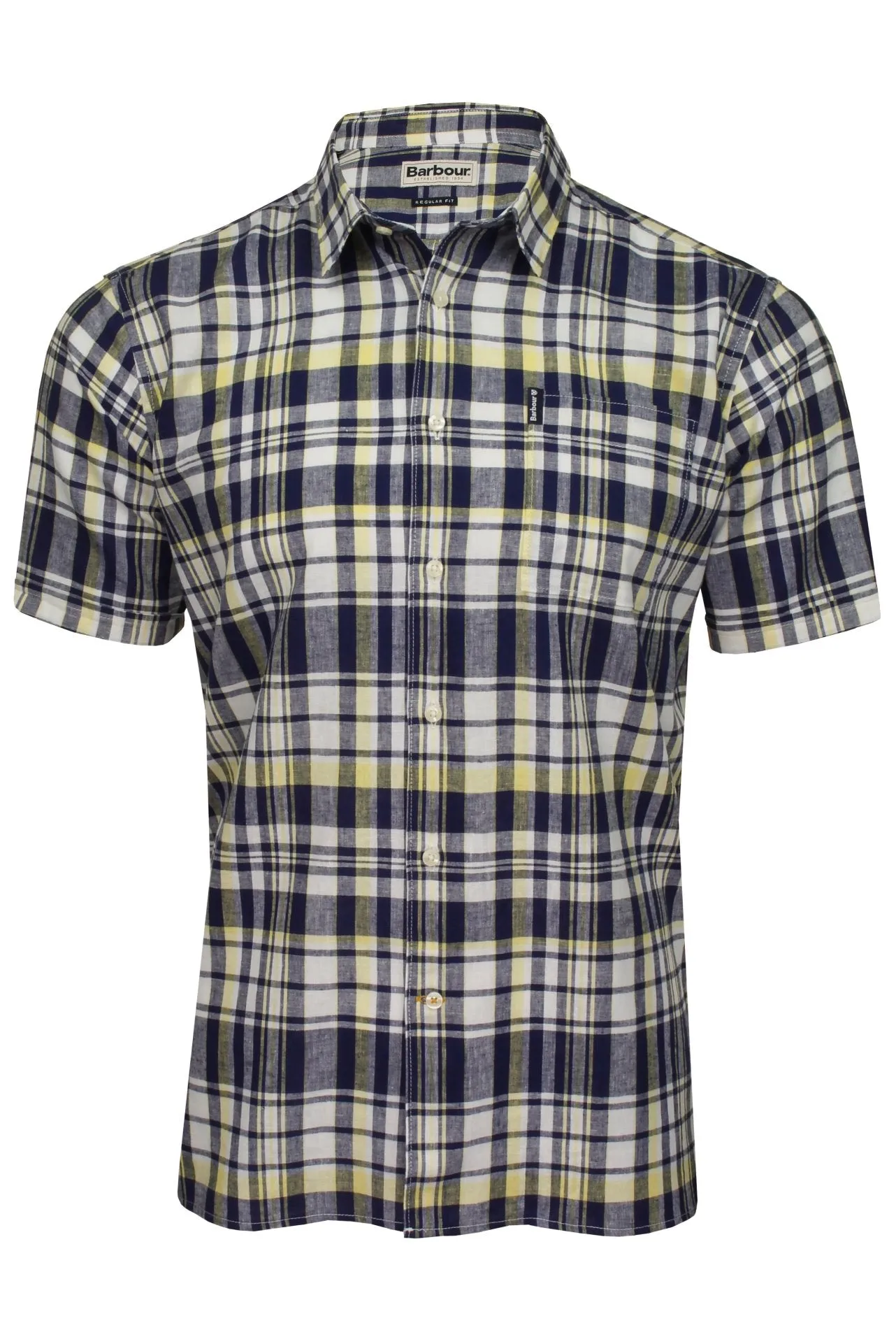 Men's Barbour 'Linen 2' Summer Shirt - Short Sleeved