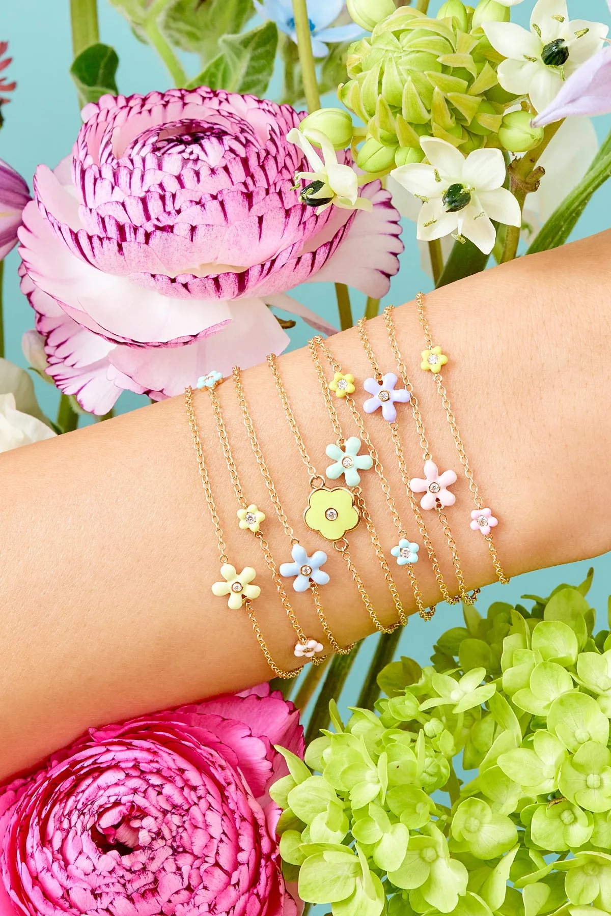 Mini Flower By The Yard Bracelet