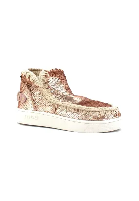 MOU Summer Eskimo Stivaletto Donna Sequins Rosegold MU.SW211001G