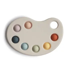 Mushie Paint Palette Press Toy - Multi