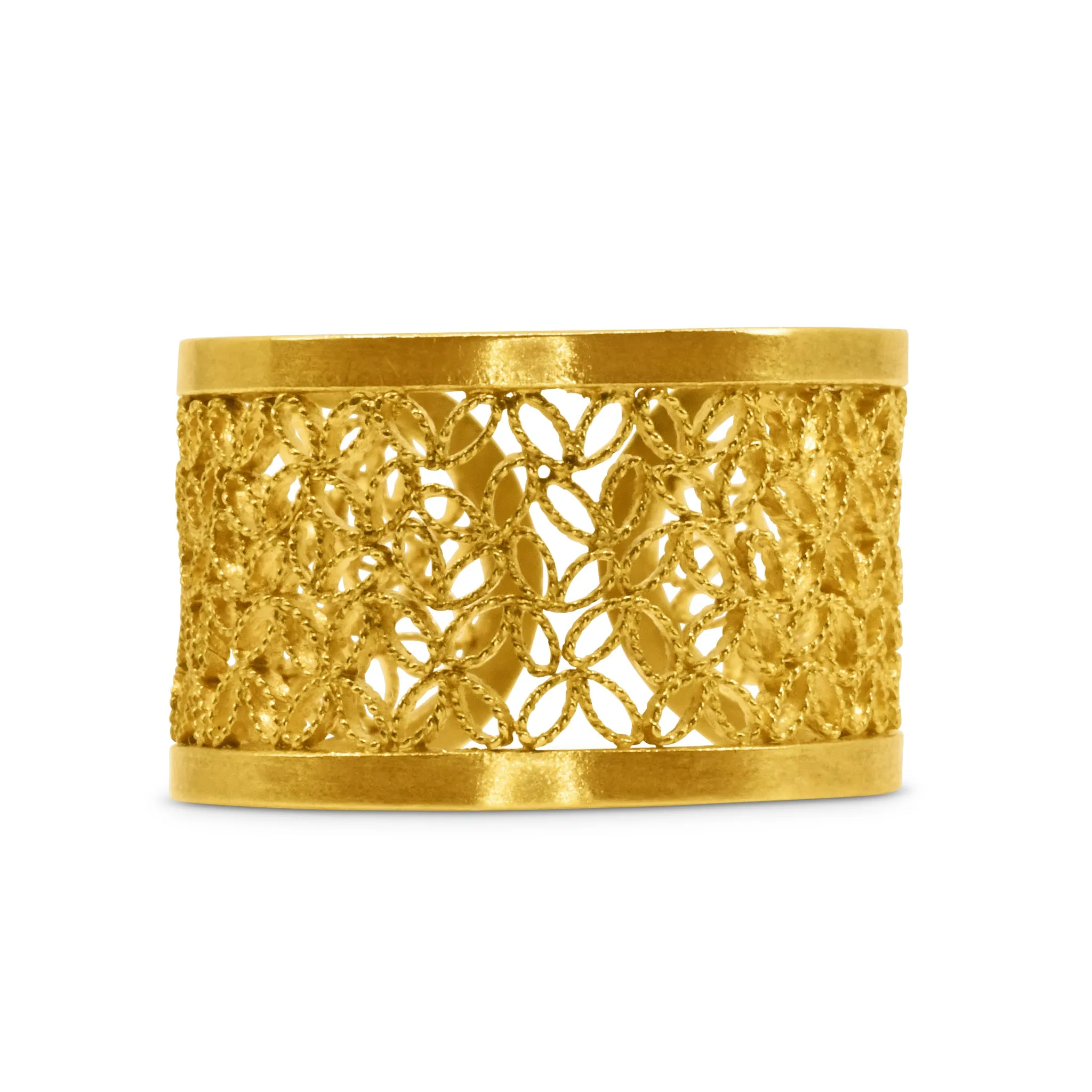 NOGAL SOLID GOLD 18K RING FILIGREE