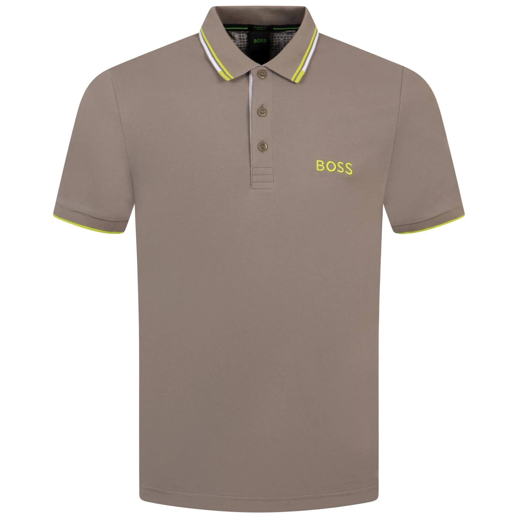 Paddy Pro Cotton Jersey Regular Fit Polo Pastel Green - W23