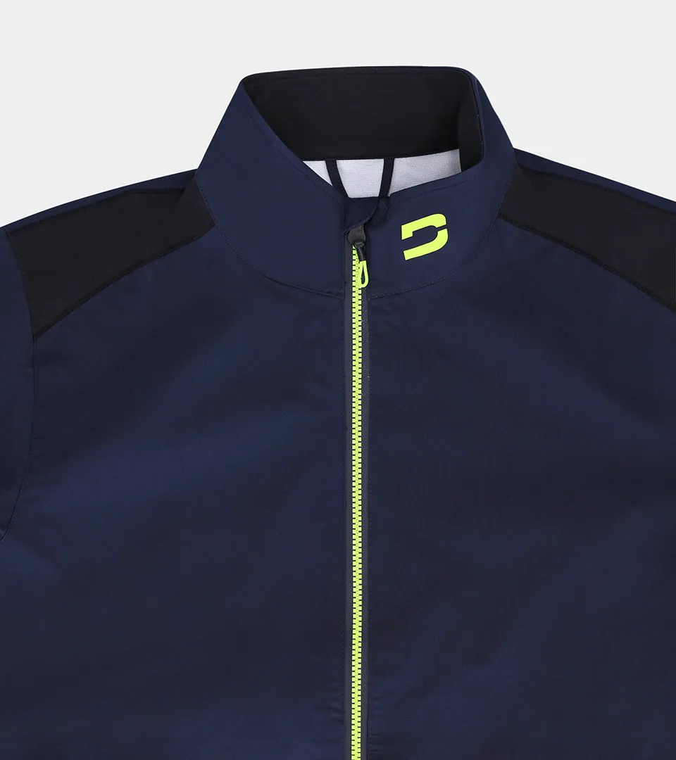 RAIN-TEK SUIT JACKET  - NAVY / LIME