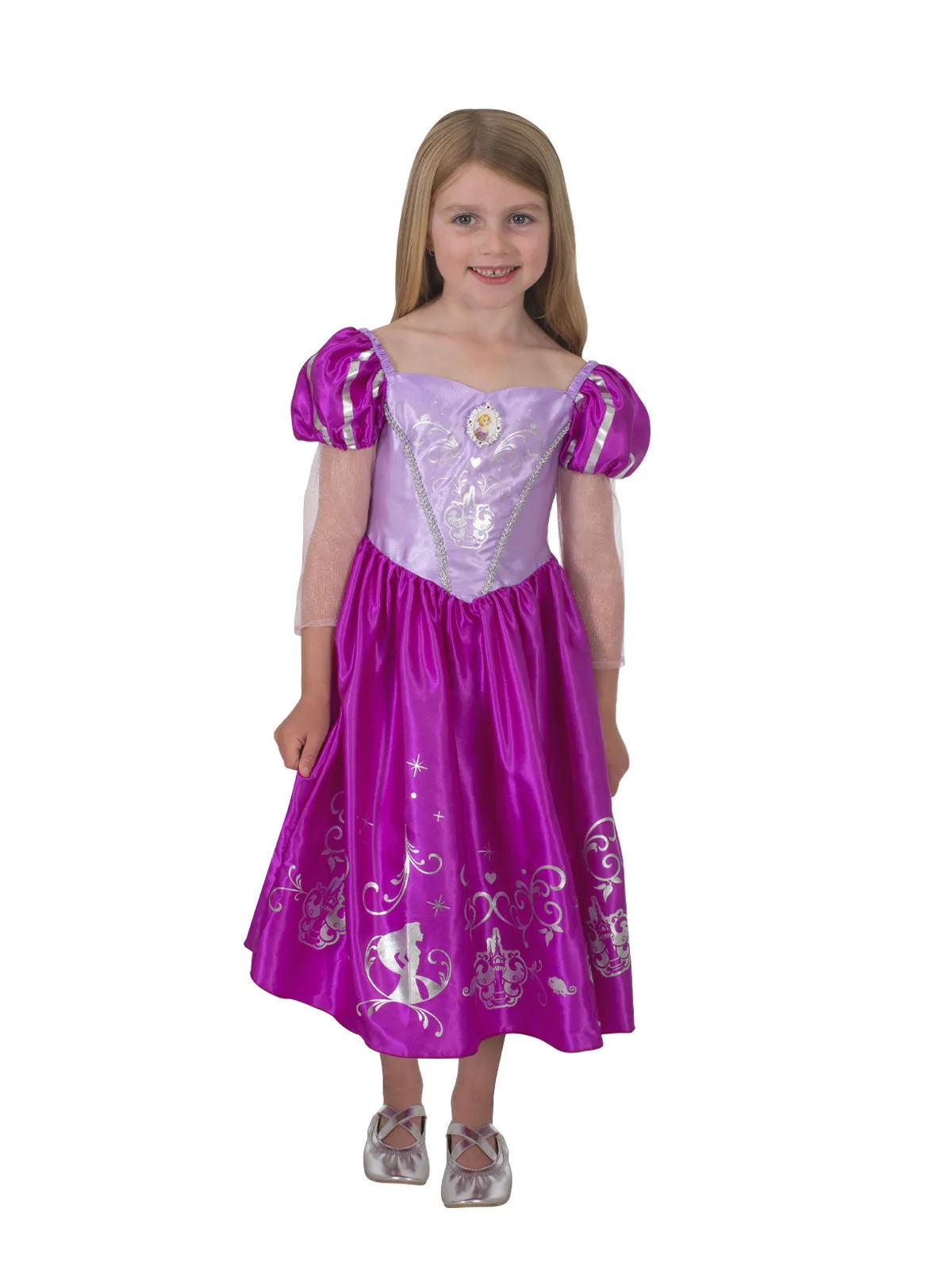 Rapunzel Deluxe Cloak Costume for Kids - Disney Tangled