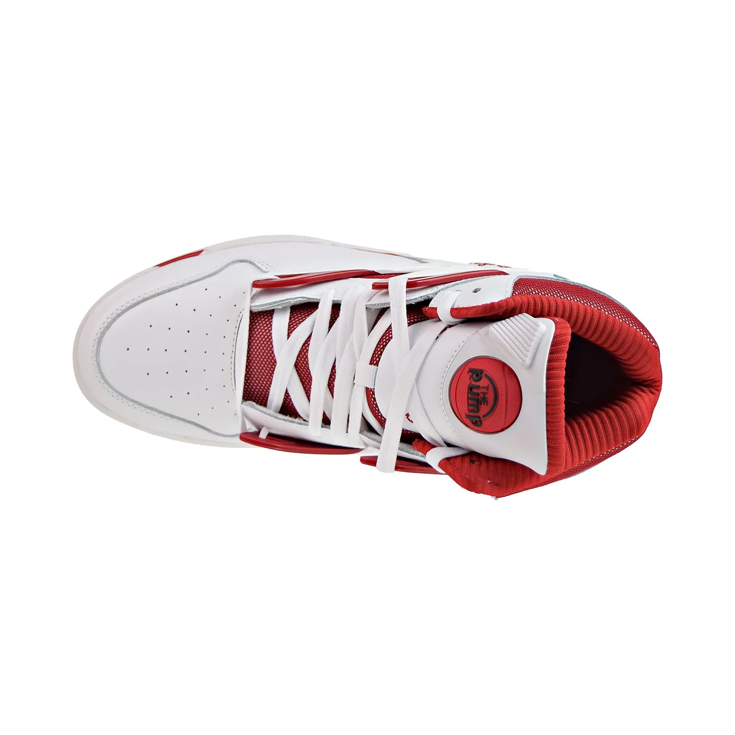 Reebok Pump Omni Zone II Men's Shoes White-Vector Red-Black