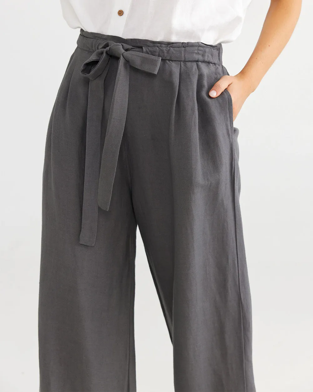 Shanty Dickens Pant  Charcoal