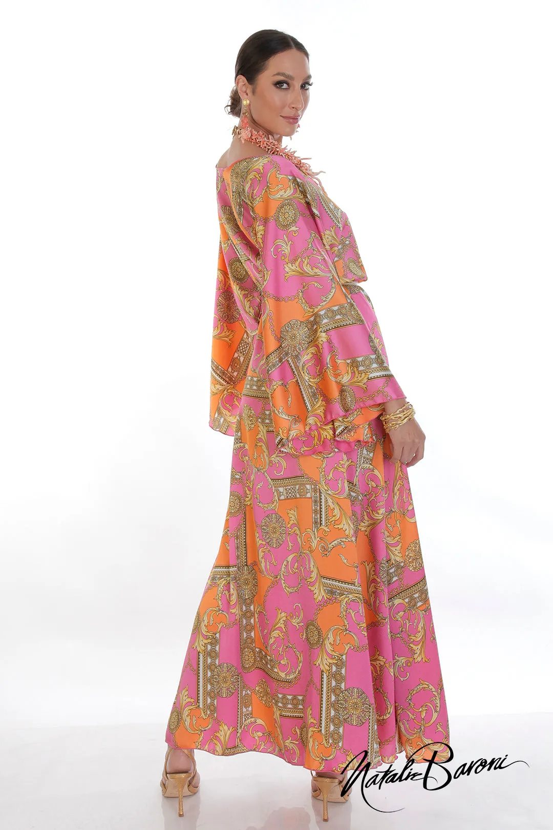 Silk Kimono Dress - Murano