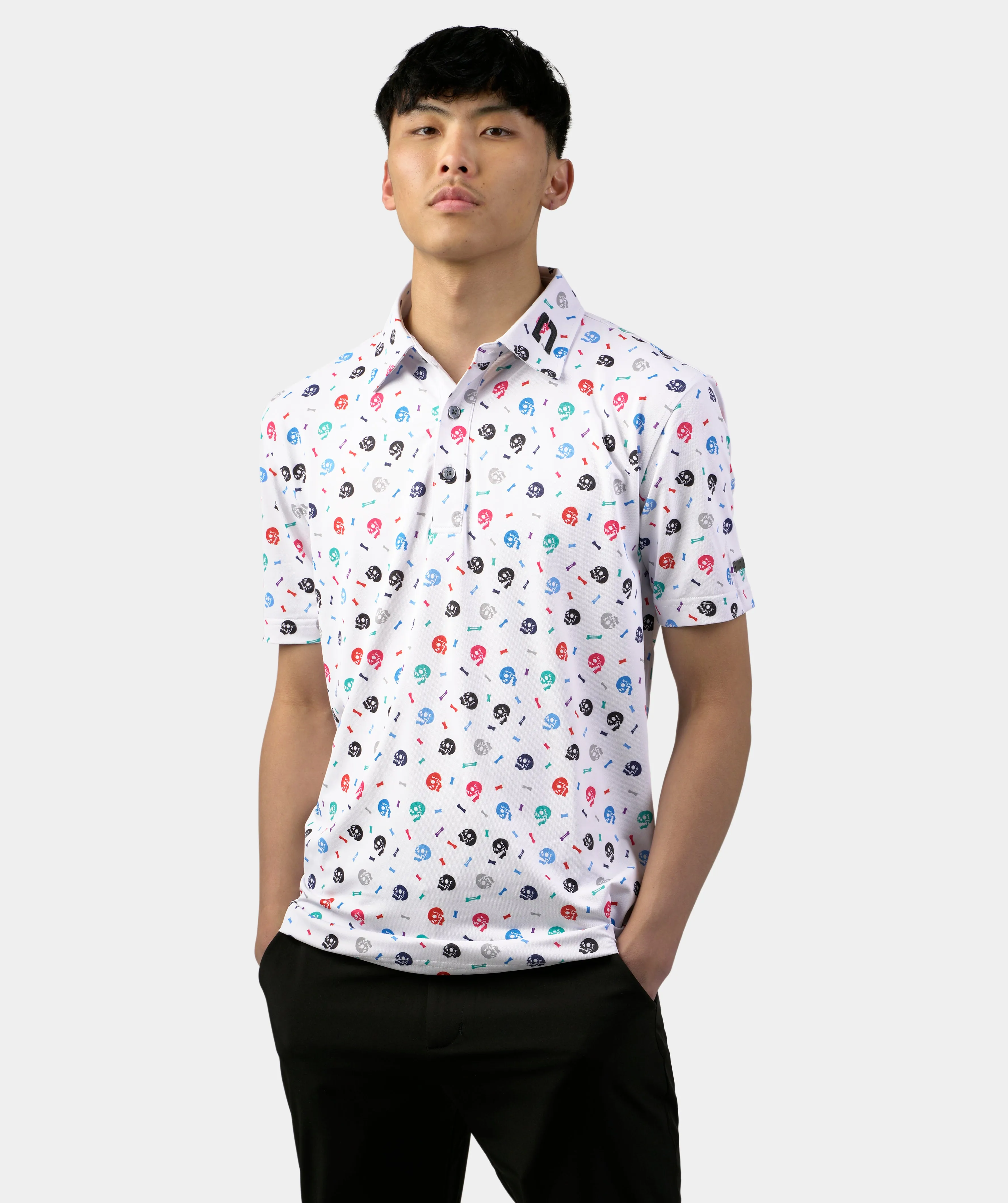 SKULLZ POLO - WHITE