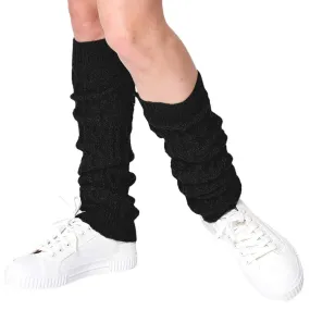 Solid Cable Knit Leg Warmers