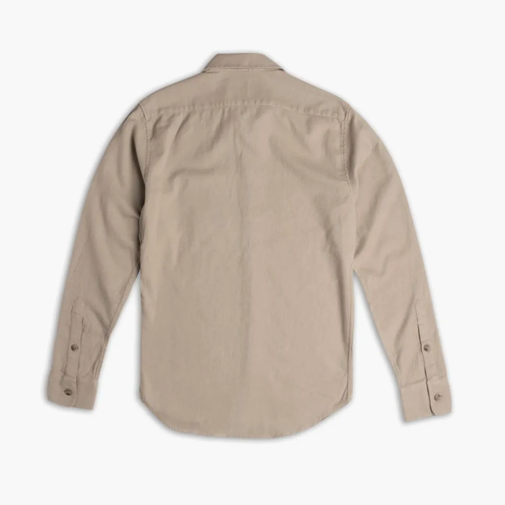 Solid Shirt | Taupe