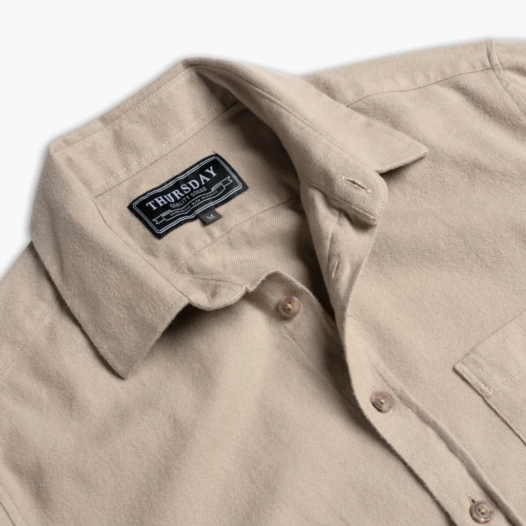 Solid Shirt | Taupe