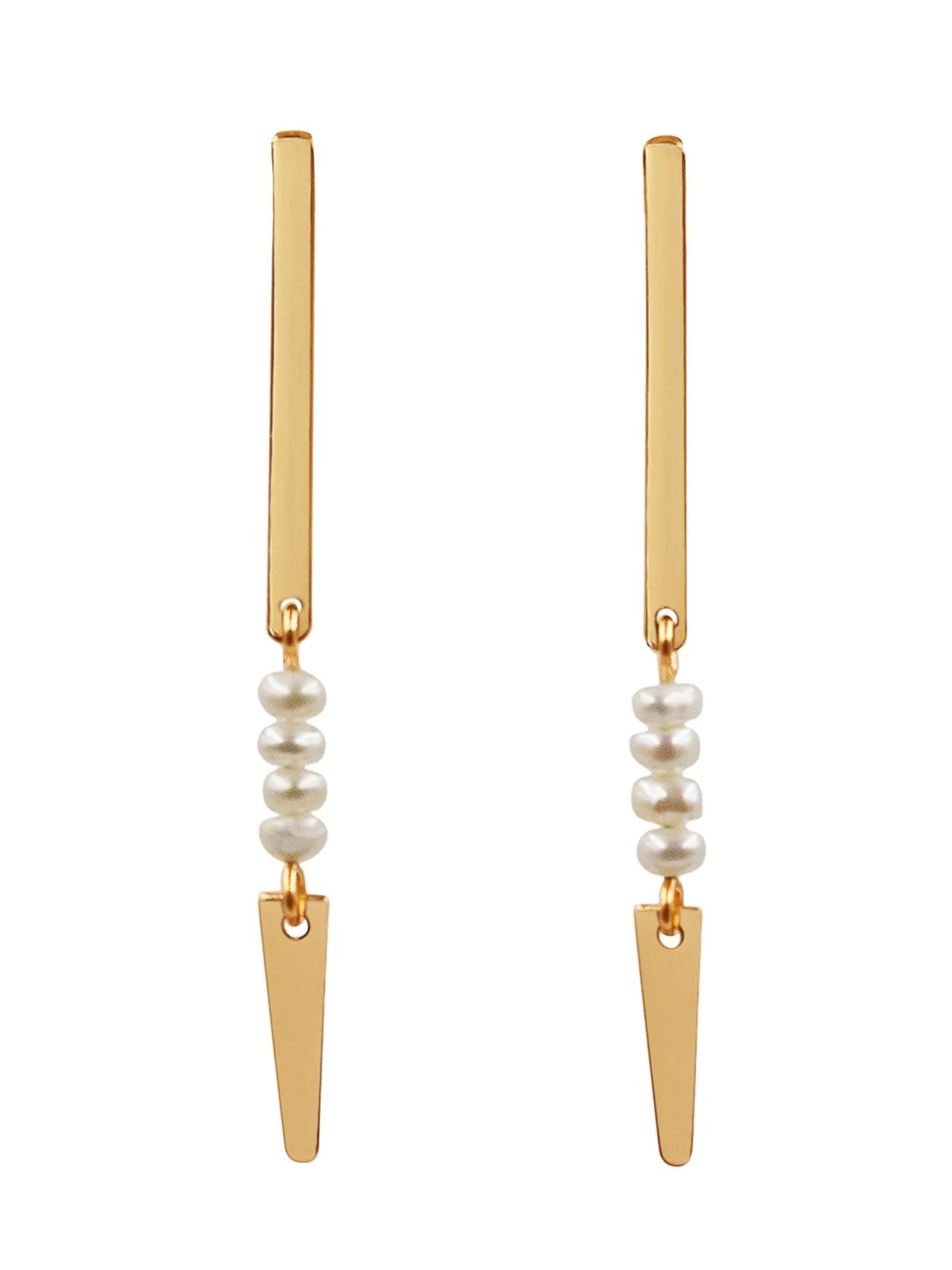 Spear Pearl Earring