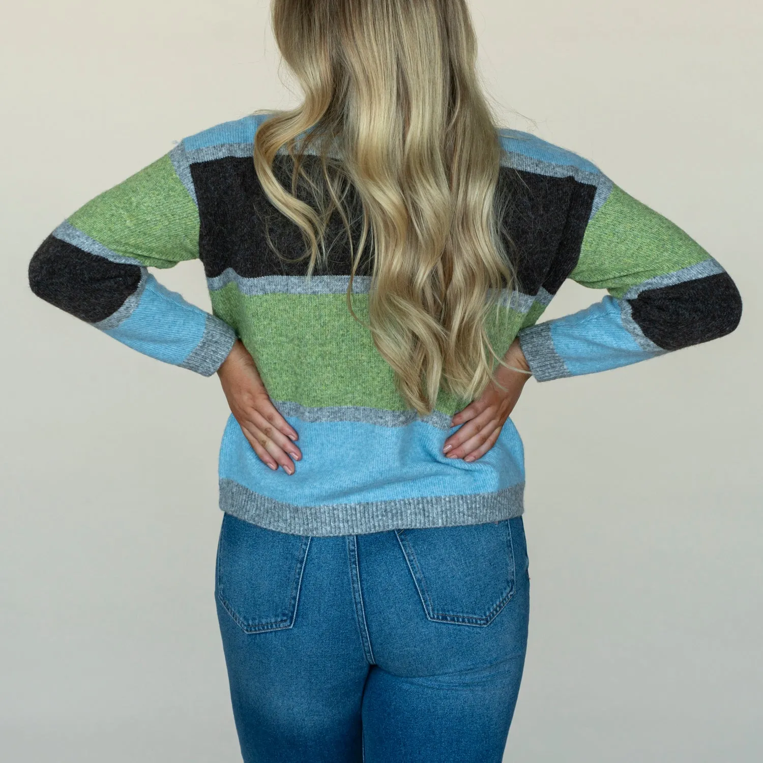 Stripe Turtle Sweater