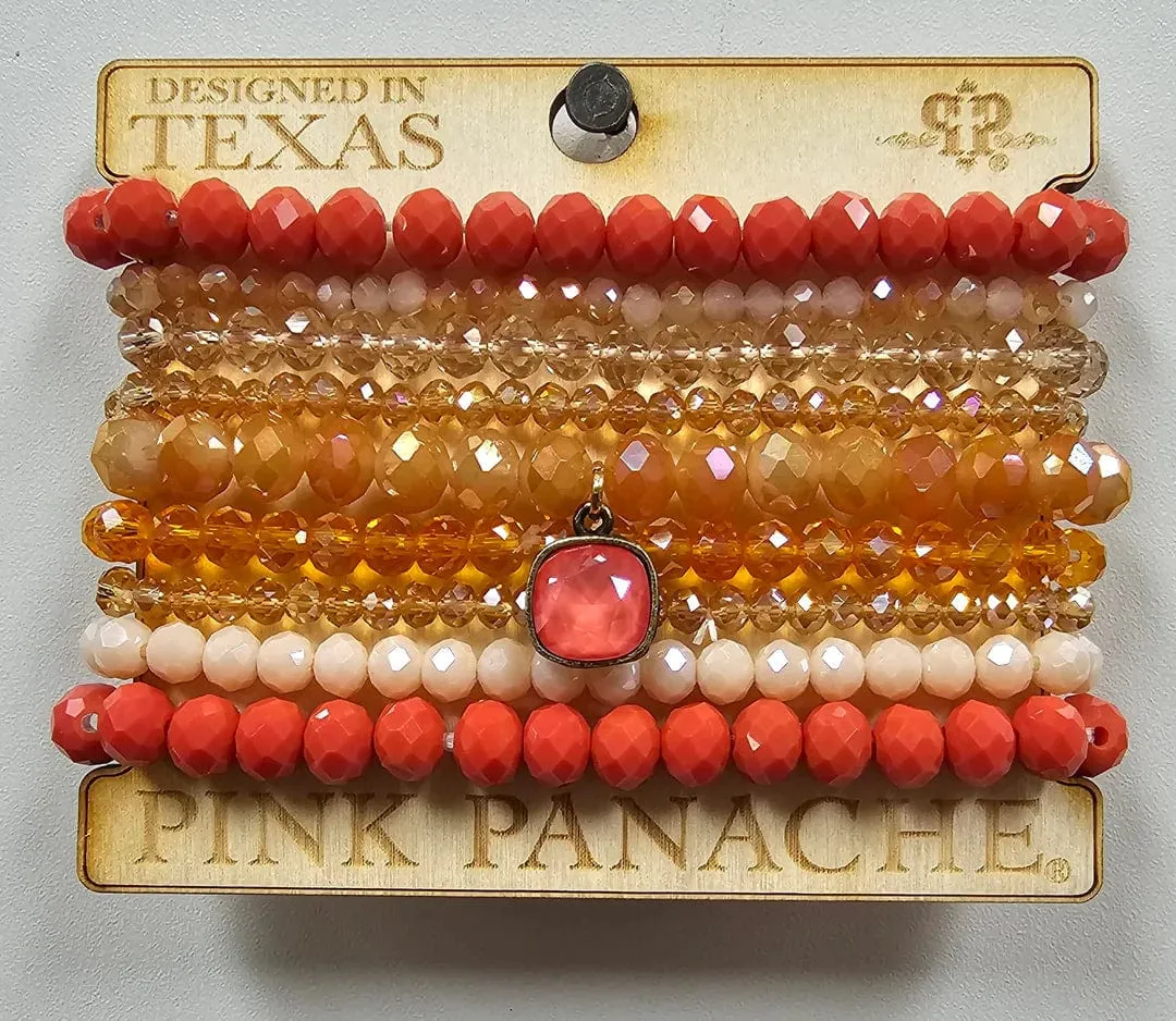 The Pink Panache Bedazzle Summer BRACELET STACK