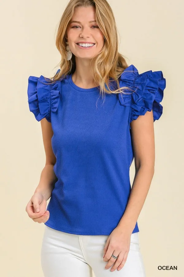 Tiered Ruffle Top