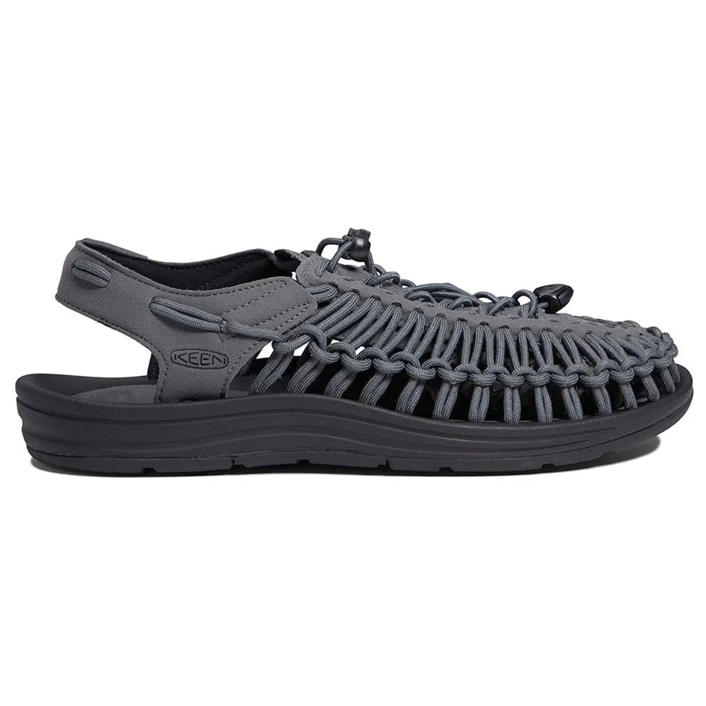 UNEEK Synthetic Textile 2-Cord Monochrome Men's Sandals