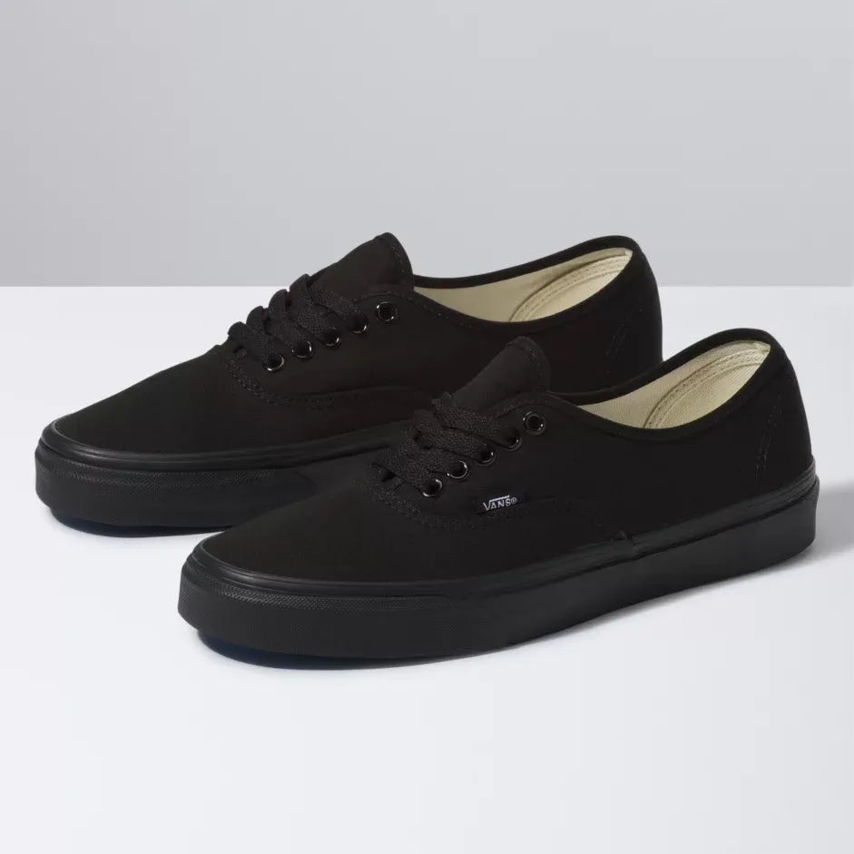 VANS Unisex Authentic Canvas Skate Shoe - Black