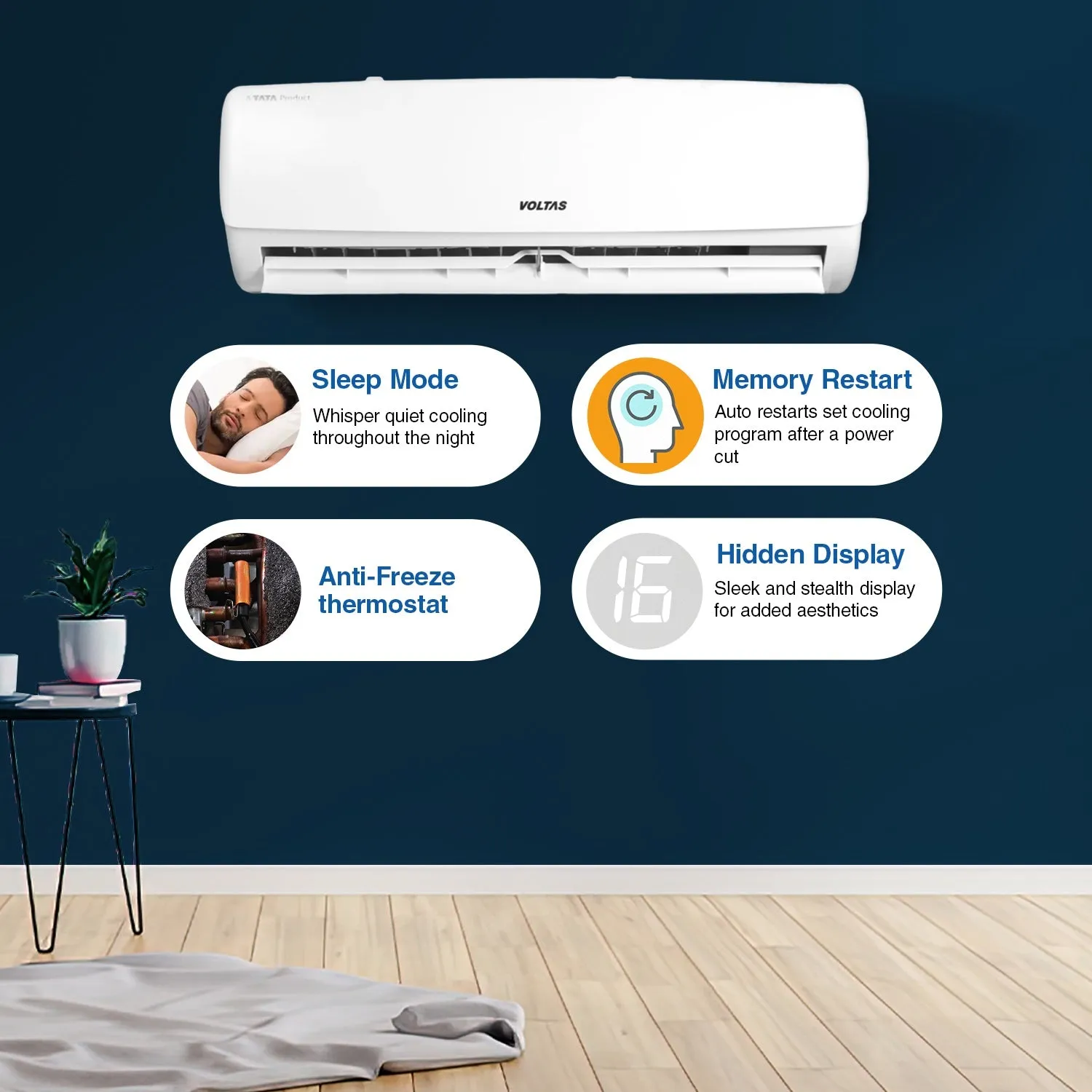 Voltas Fixed Speed Split AC, 1.5 Ton, 3 star - 183 Vectra Elegant