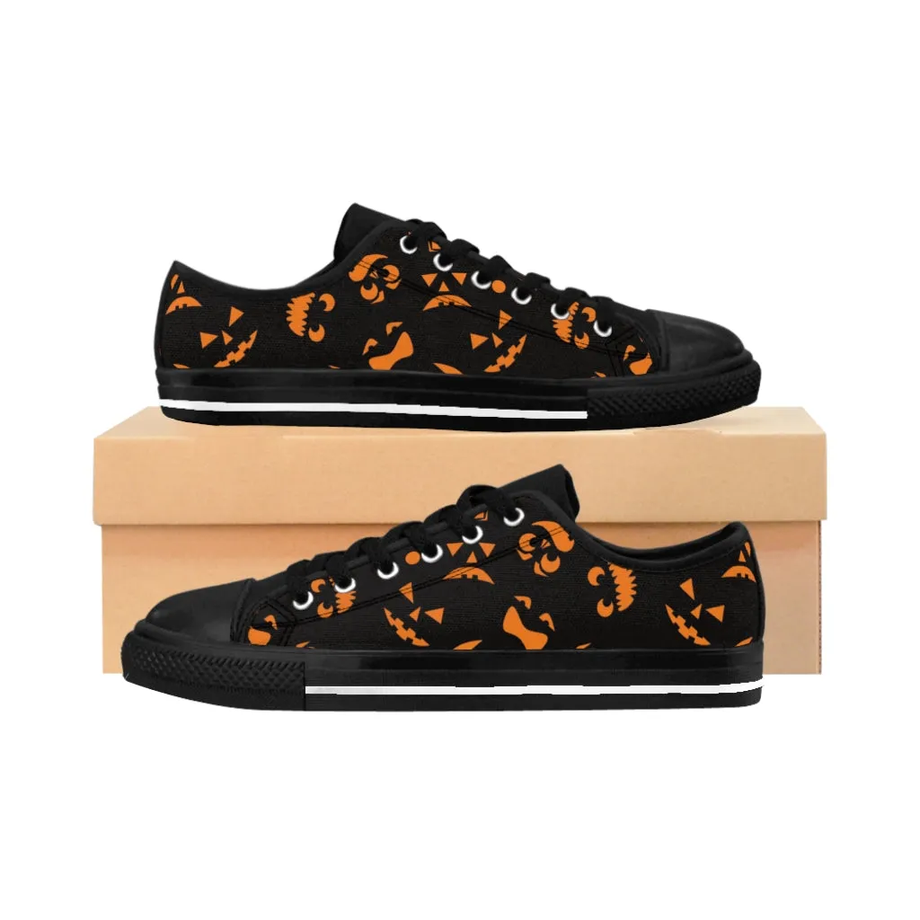 Women's Spooky Faces Lace-On Sneaker